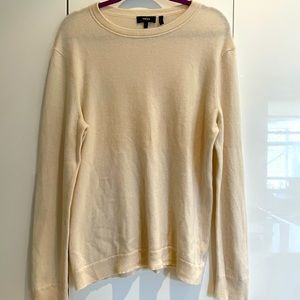 Theory Cream Mens XL Sweater